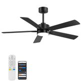 Charlie 52-Inch Smart Ceiling Fan With Light