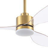 Aervon 52-Inch 3-Blade Ceiling Fan With Light