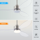 Aervon 52-Inch 3-Blade Ceiling Fan With Light