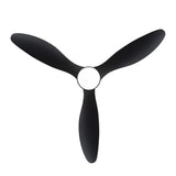 Rivon 52" 3-Blade Flush Mount Ceiling Fan With Light & Remote
