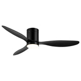 Rivon 52" 3-Blade Flush Mount Ceiling Fan With Light & Remote