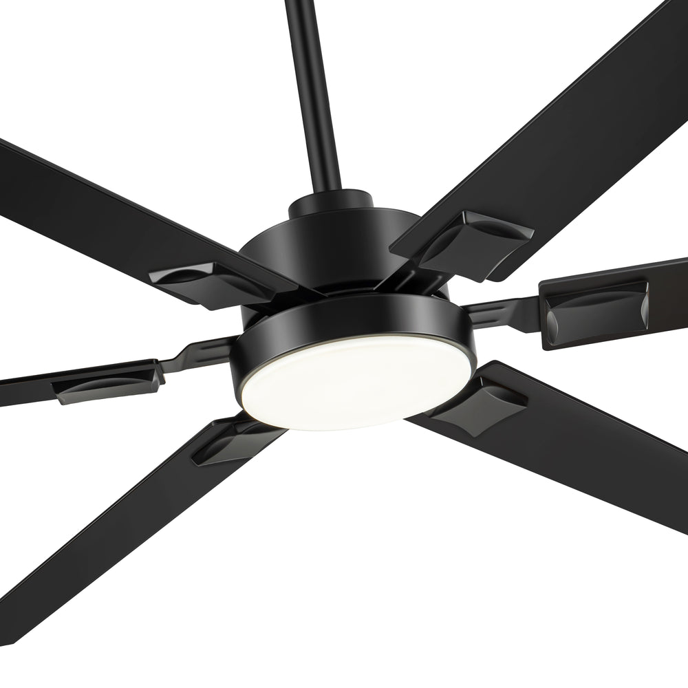 Rylora 72 Inch Ceiling Fan With Light & Remote