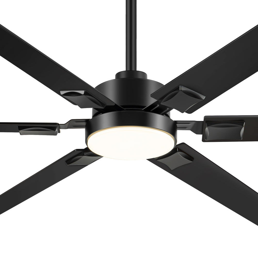 Rylora 72 Inch Ceiling Fan With Light & Remote