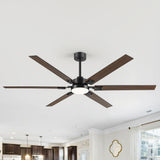 Rylora 72 Inch Ceiling Fan With Light & Remote