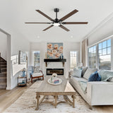 Rylora 72 Inch Ceiling Fan With Light & Remote