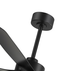 54-inch 5-Blade Integrated LED Ceiling Fan with Light Remote,6in and 12in Downrod Included