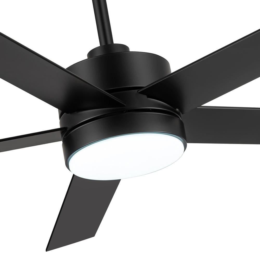 Sylis 56-Inch 5-Blade Ceiling Fan With Light & Remote