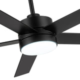 Sylis 56-Inch 5-Blade Ceiling Fan With Light & Remote