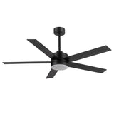 Sylis 56-Inch 5-Blade Ceiling Fan With Light & Remote