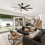 Mavora 62-Inch 7-Blade Ceiling Fan With Light