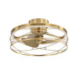 Veyora 21-Inch Chandelier Ceiling Fan With Dimmable LED Light