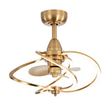 Halcyra 20-Inch Modern 3 Blade Ceiling Fan With Light