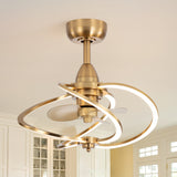 Halcyra 20-Inch Modern 3 Blade Ceiling Fan With Light