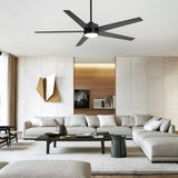 Xavon 65-Inch Ceiling Fan With Light and Remote Control