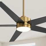 Xavon 65-Inch Ceiling Fan With Light and Remote Control