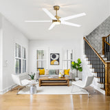 Xavon 65-Inch Ceiling Fan With Light and Remote Control