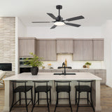 Nerova 48/52" 5-Blade Ceiling Fan With Light & Remote