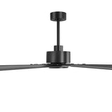 Large 84in Indoor Ceiling Fan with Remote and 3 Downrods without Light(8 Aluminium Blades)