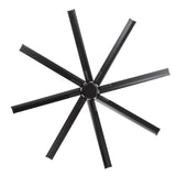 Large 84in Indoor Ceiling Fan with Remote and 3 Downrods without Light(8 Aluminium Blades)