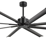 Large 84in Indoor Ceiling Fan with Remote and 3 Downrods without Light(8 Aluminium Blades)
