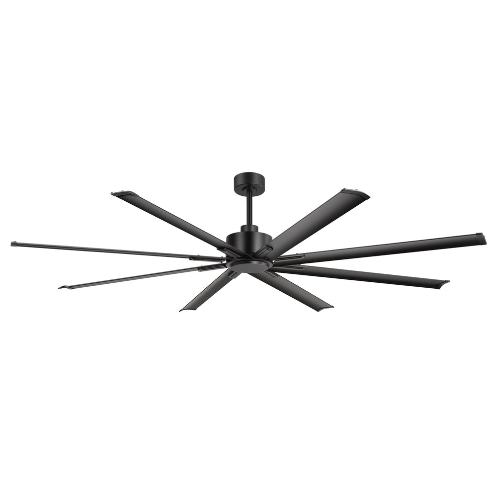 Large 84in Indoor Ceiling Fan with Remote and 3 Downrods without Light(8 Aluminium Blades)