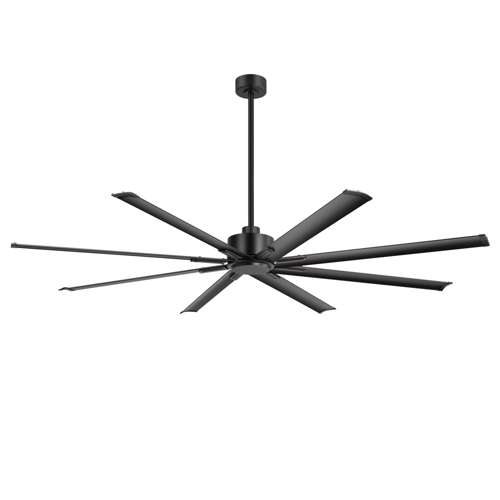 Large 84in Indoor Ceiling Fan with Remote and 3 Downrods without Light(8 Aluminium Blades)