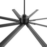 Large 84in Indoor Ceiling Fan with Remote and 3 Downrods without Light(8 Aluminium Blades)
