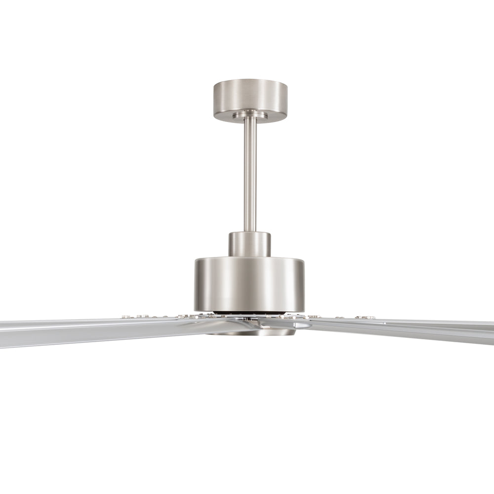 Large 84in Indoor Ceiling Fan with Remote and 3 Downrods without Light(8 Aluminium Blades)