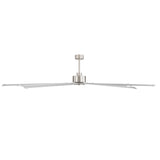 Large 84in Indoor Ceiling Fan with Remote and 3 Downrods without Light(8 Aluminium Blades)