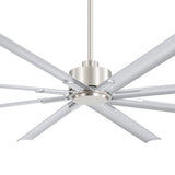 Large 84in Indoor Ceiling Fan with Remote and 3 Downrods without Light(8 Aluminium Blades)