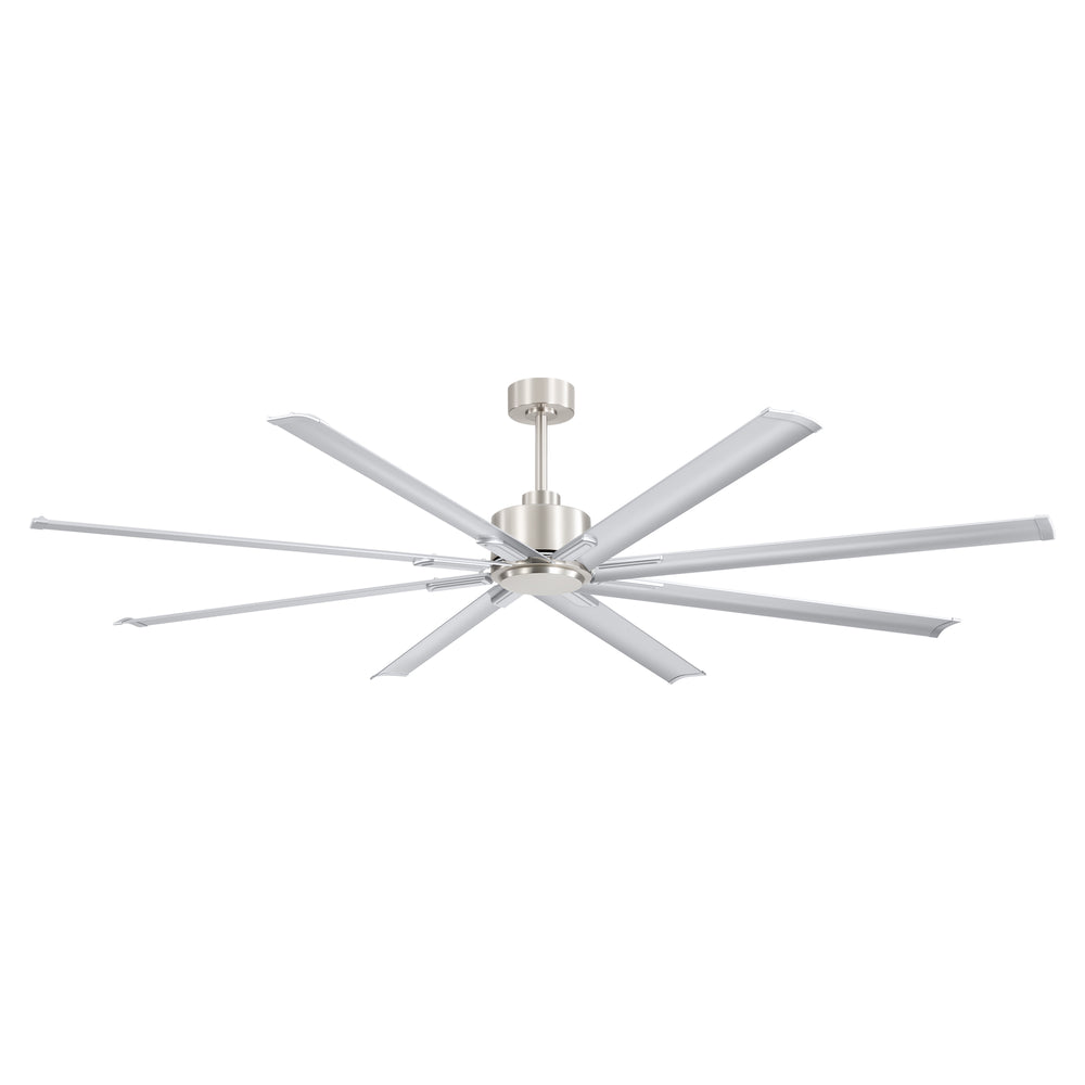 Large 84in Indoor Ceiling Fan with Remote and 3 Downrods without Light(8 Aluminium Blades)