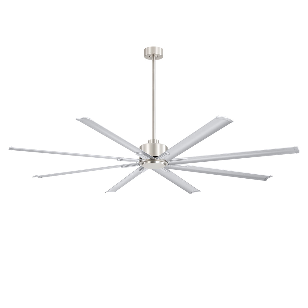 Large 84in Indoor Ceiling Fan with Remote and 3 Downrods without Light(8 Aluminium Blades)