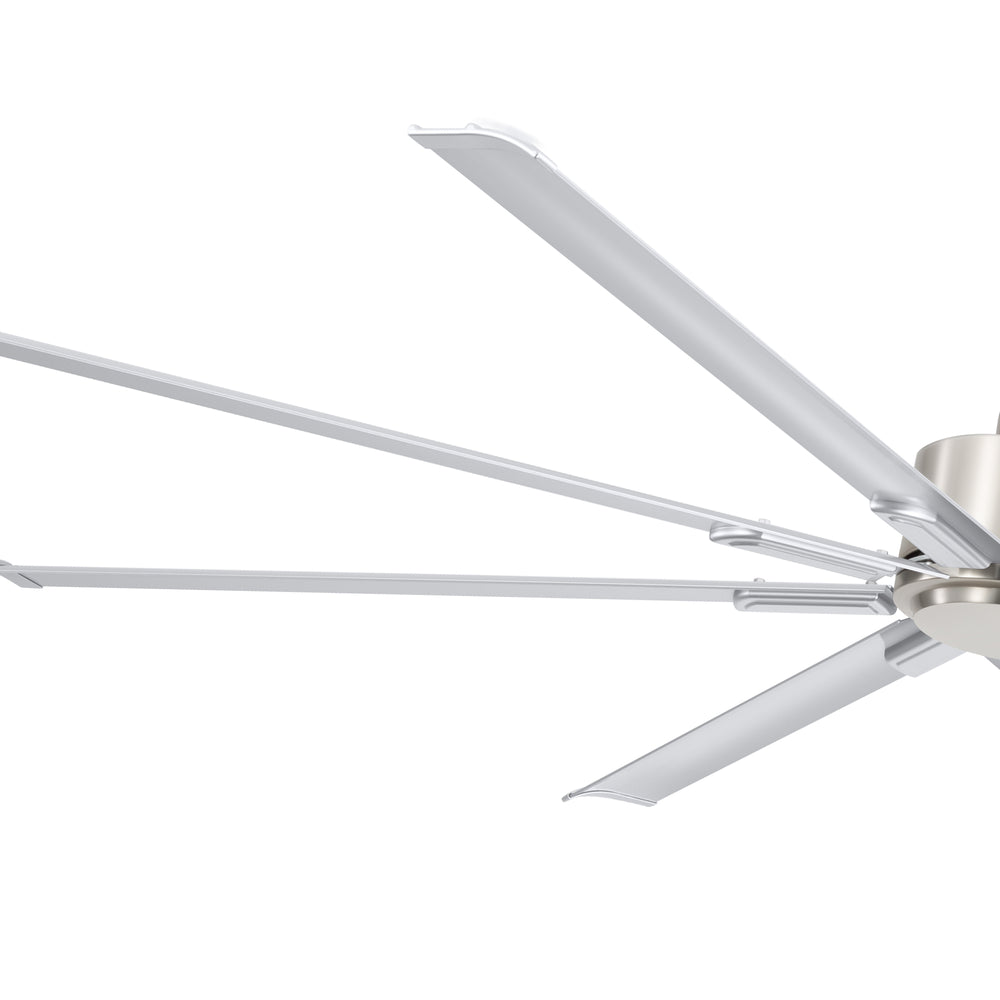 Large 84in Indoor Ceiling Fan with Remote and 3 Downrods without Light(8 Aluminium Blades)