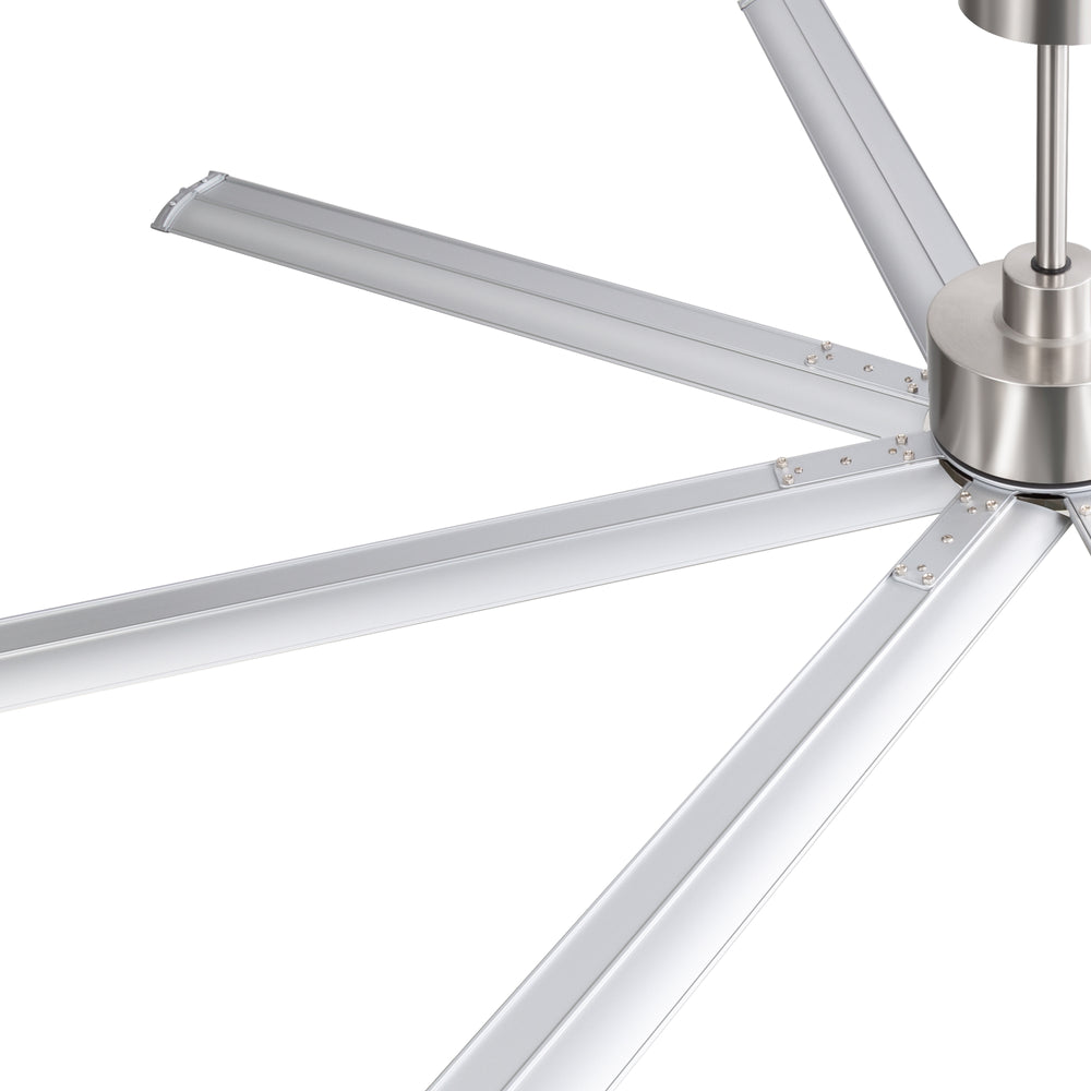 Large 84in Indoor Ceiling Fan with Remote and 3 Downrods without Light(8 Aluminium Blades)