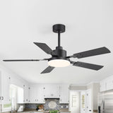Nerova 48/52" 5-Blade Ceiling Fan With Light & Remote