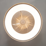 Brenon 19.3" White Low Profile Ceiling Fan With Light & Remote