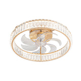 Brynen 20-Inch Gold Caged Ceiling Fan With Light