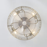 Rosmere 19" Caged Ceiling Fan With Light & Remote