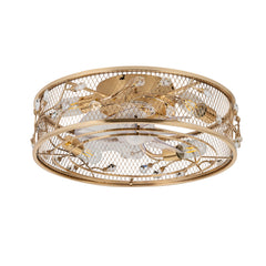 19in Low Profile Caged Ceiling Fan with Remote Control(7-blade)