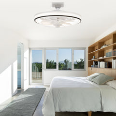13-Inch Socket LED Ceiling Fans with Lights and Remote