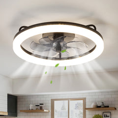 20-in Low Profile LED Ceiling Fan with Remote Control(7-blade)