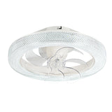 Fenelle 20-Inch Smart Flush Mount Ceiling Fan With Light