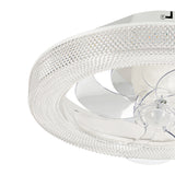 Fenelle 20-Inch Smart Flush Mount Ceiling Fan With Light