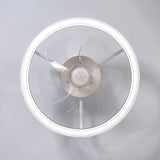 Korora 16" White Flush Mount Ceiling Fan With Light & Remote