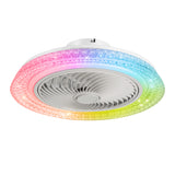 Lunora 18-Inch Smart Low Profile Enclosed Ceiling Fan With Light