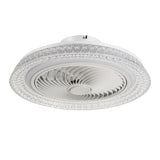 Lunora 18-Inch Smart Low Profile Enclosed Ceiling Fan With Light