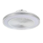Nelen 20" Smart RGB Flush Mount Ceiling Fan With Light