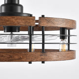 Pavon 20-Inch Caged Ceiling Fan With Light & Remote