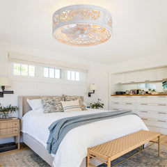 Brenda 16.5-in Low Profile Ceiling Fan with Remote Control(7-blade)