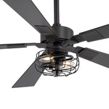 Brenara 48-Inch 5-Blade Ceiling Fan With Light & Remote